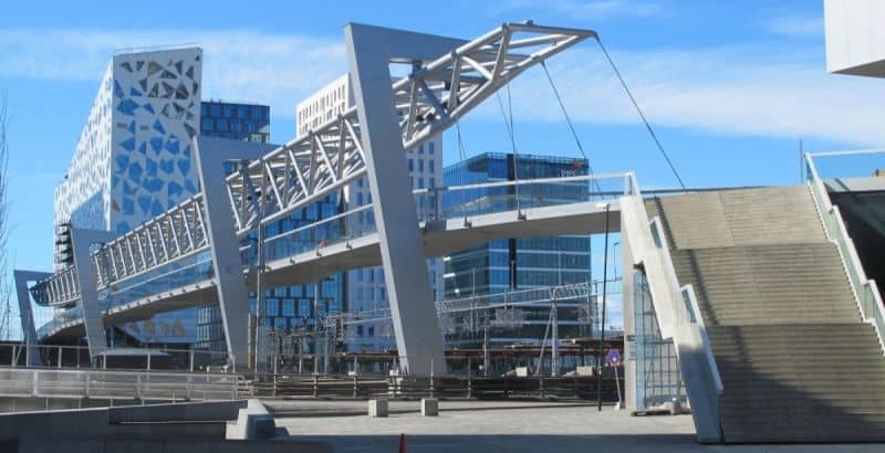 Akrobaten pedestrian bridge.